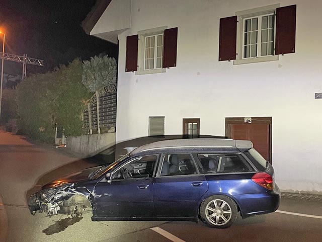 Unfall in Magden. Foto: Polizei AG