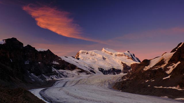 Corbassière-Gletscher am Grand Combin im Kanton Wallis. Foto: Adobe Stock