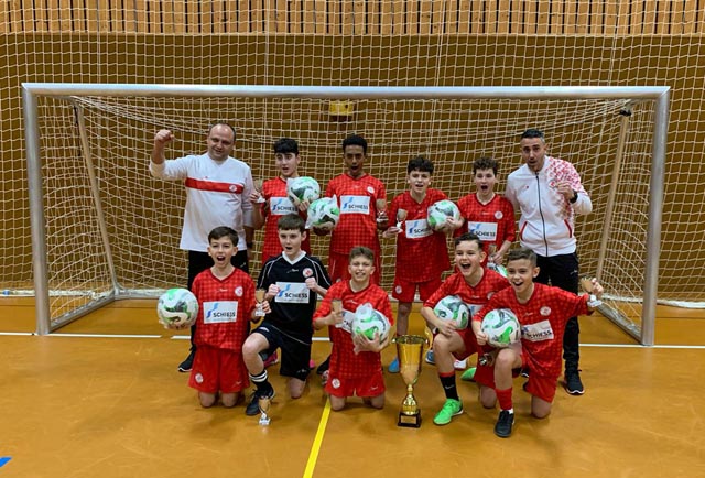 Die Sieger der Junioren D: FC Winterthur U-13. Foto: Stefan Grunder