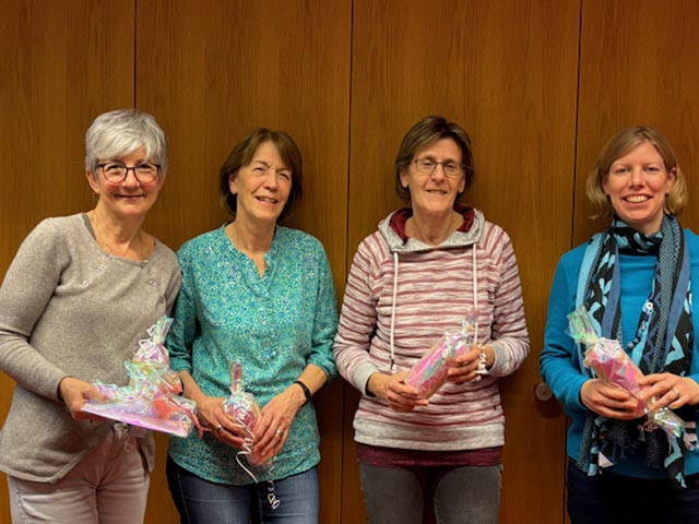 Ehrungen bei der Frauenriege Zuzgen