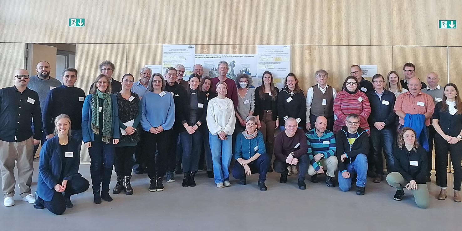 Gruppenbild am Zweites Bürger:innenpanel zum Raumkonzept Agglo Basel in Rheinfelden. Foto: zVg