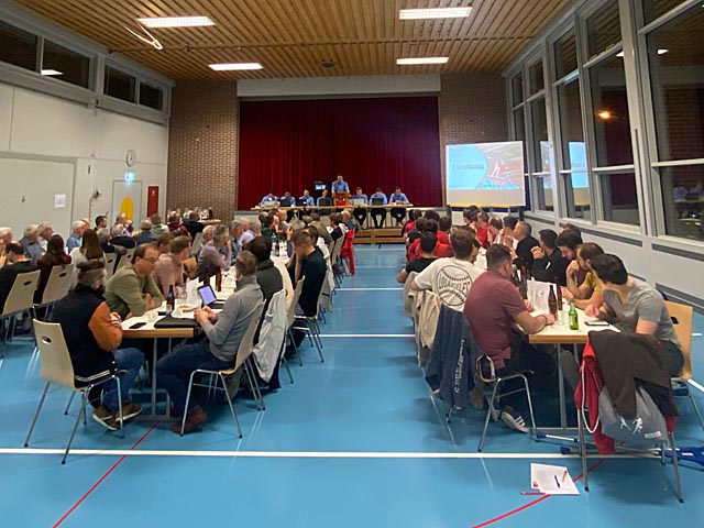 Zahlreiche Mitglieder besuchten die GV des Turnvereins Sulz. Foto: zVg