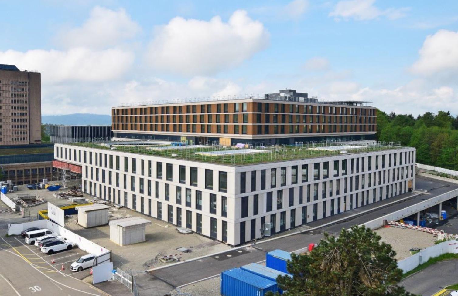 Blick auf den Neubau des Kantonsspitals Baden. Foto: zVg