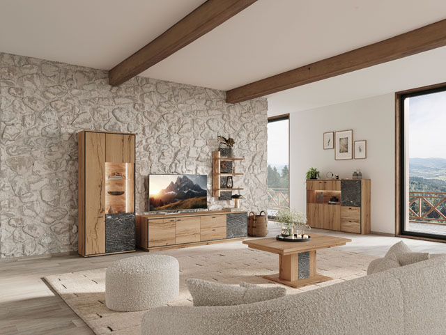 Guter Geschmack muss nicht teuer sein: Wohnkombination Granita. Foto: zVg