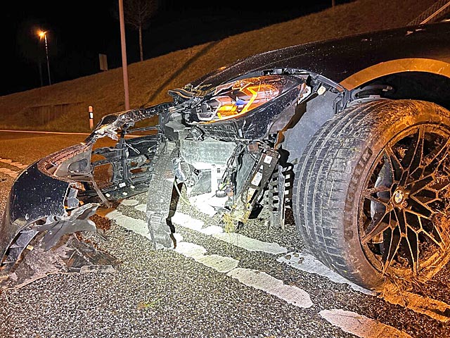 Selbstunfall in Oberwil-Lieli. Foto: Polizei AG