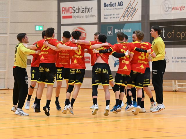 Freude nach dem Spiel. Foto: Christine Steck