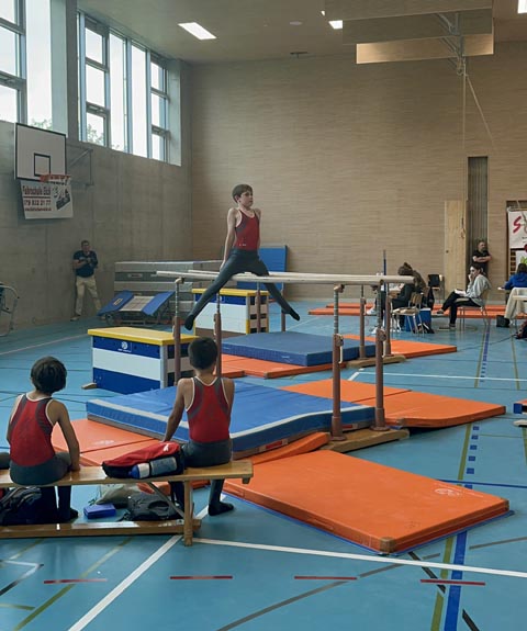 Maurice Aebersold am Barren. Foto: zVg