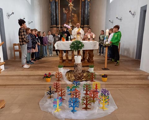 Versöhnungsgottesdienst in Hornussen zum Thema «Lebensbaum». Foto: Daniela Grether