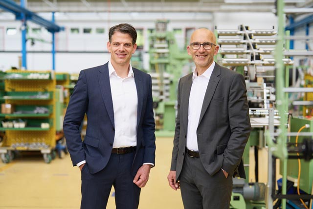 JMH-Inhaber Stephan Bühler (links) und JMG-CEO Andreas Conzelmann. Foto: Lucia Hunziker