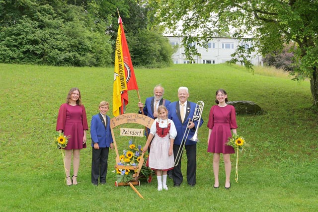 Die MG Wölflinswil-Oberhof war am Musiktag Rohrdorf