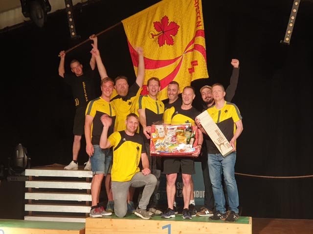 Das Siegerteam Volleyball Herren. Foto: zVg