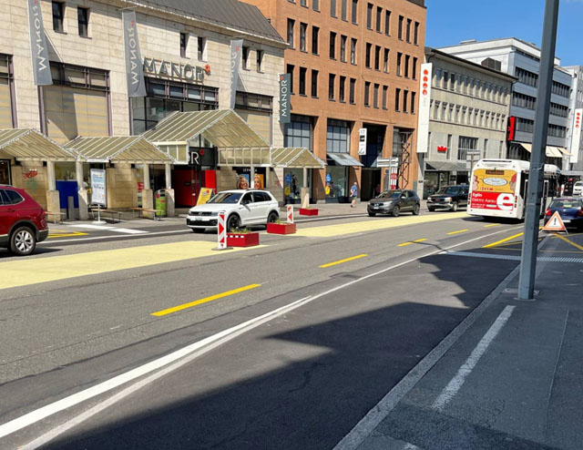 Das aktuelle Verkehrsregime wird bis zum endgültigen Entscheid belassen. Foto: Kanton Aargau