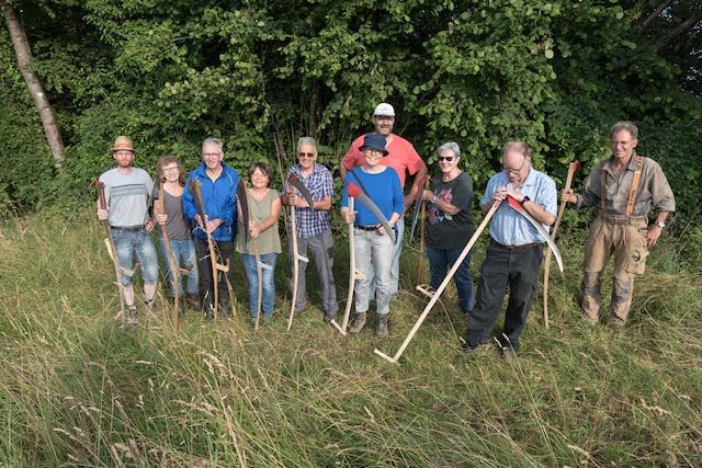 Laufenburg-Sulz: Kurs zum Umgang mit Sense traf auf Interesse