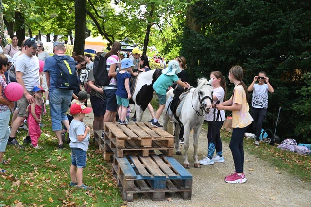 Ponyreiten ist sehr beliebt. Foto: Ebenrain