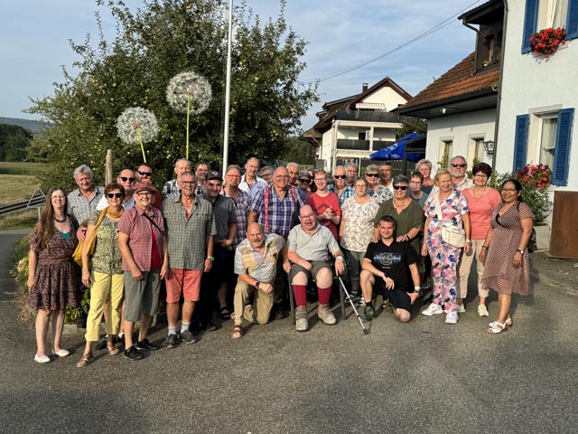 Männerchor Eiken auf Reisen. Foto: D. Anliker