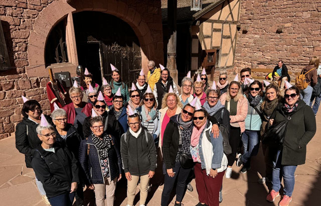 Besuch der Haute Königsbourg. Foto: Heidi Moosmann