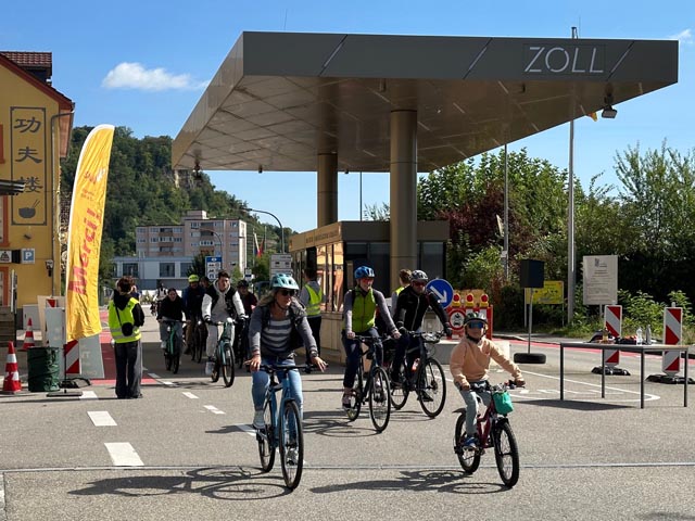 slowUp Basel-Dreiland bei schönstem Wetter. Foto: zVg 