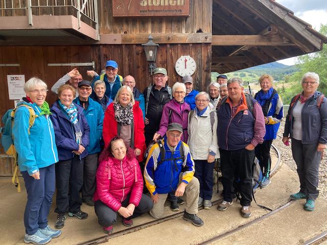 Naturfreunde Möhlin erkunden «Eisenweg Surprise» 