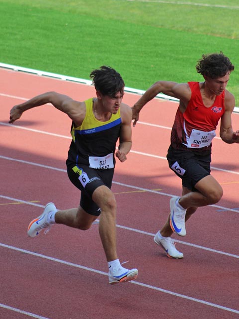 Manuel Núñez ist schnellster Nachwuchssprinter der Schweiz. Foto: Stefan Hoenke