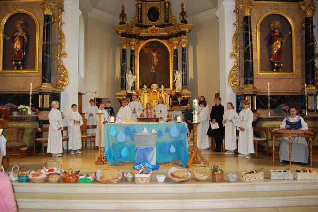 Erntedankfeier in der Kirche Kaisten. Foto: zVg