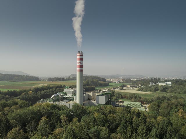 Die Kehrichtverbrennungsanlage Buchs. Foto: © KVA Buchs