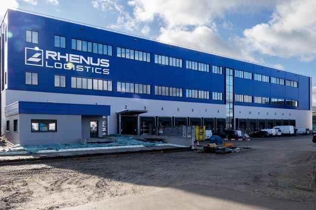Wird im Januar eröffnet: Das Logistikcenter in Möhlin. Foto: zVg