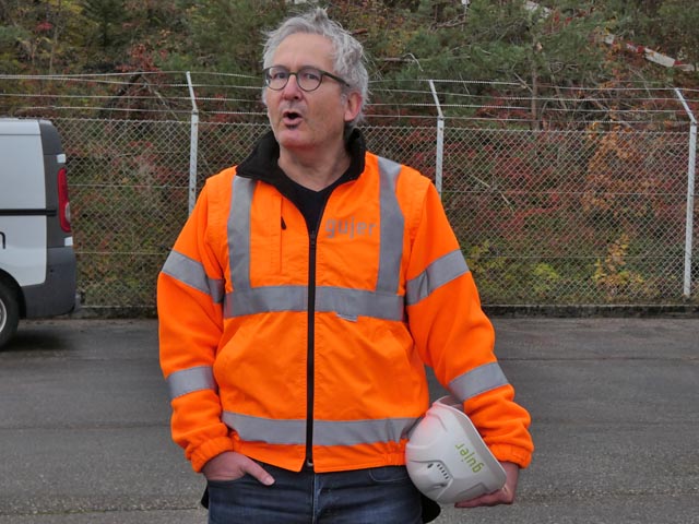 Gesamtprojektleiter Michel Blunschi vom Ingenieurbüro Gujer AG, Rümlang. Foto: Jörg Wägli