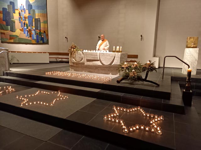 Gottesdienst «Eine Million Sterne» in Zeihen. Foto: zVg