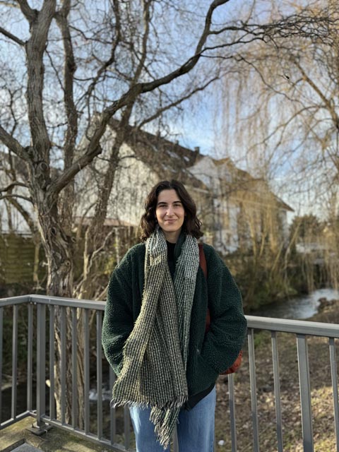 Sofia Chautems beim Treffen mit fricktal.info in Möhlin. Foto: Lilia Staiger