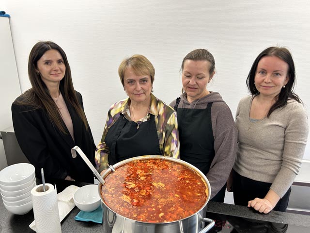 Die Suppe von der ukrainischen Frauengruppe des Wegenstettertales. Foto: zVg