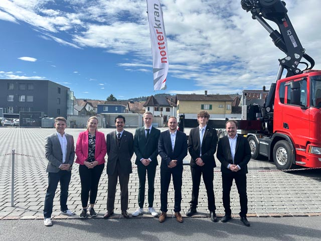 Der aktuelle Vorstand (von links): Mike Gratwohl, Svenja Schmid, Yanik Nyffeler, Immanuel Siffert, Benjamin Blülle, Nico Trottmann, Joel Stutz. Foto: zVg