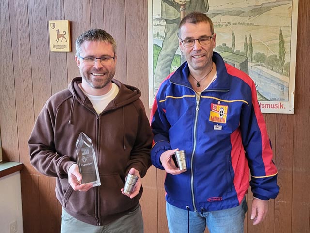 Simon Borer (links) und Patrick Hausner. Foto: zVg