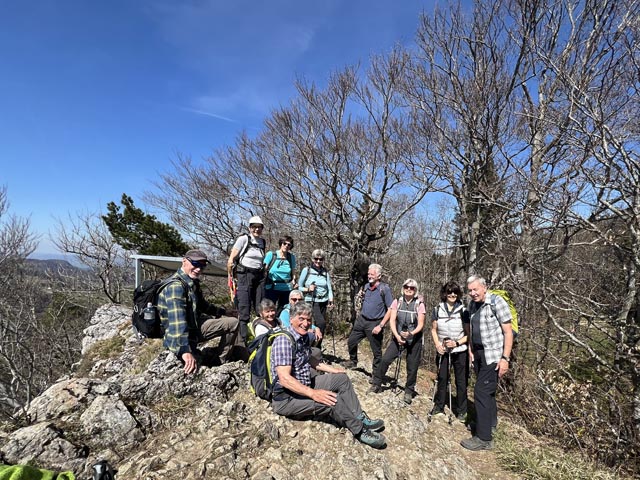 Gruppenfoto der Bergwanderer. Foto: zVg