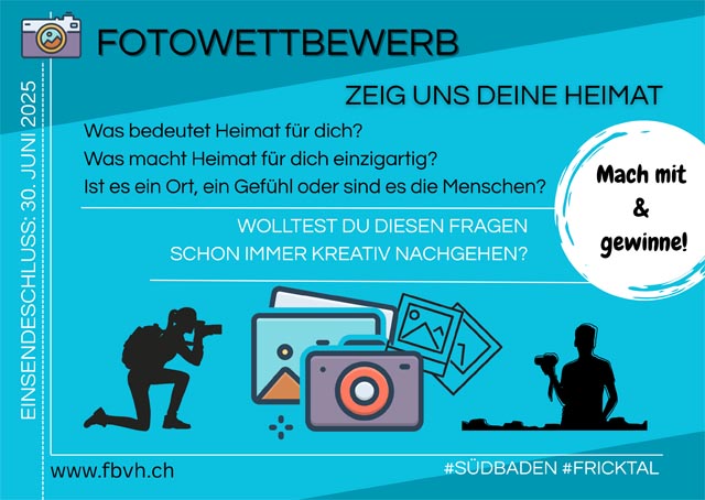 Teilnahmebedingungen für den Fotowettbewerb. 