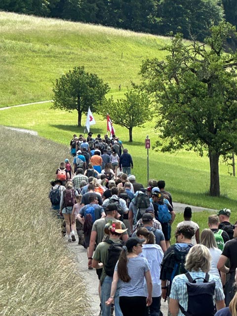 Rund 180 Personen beteiligten sich am Maispracher Banntag. Foto: zVg