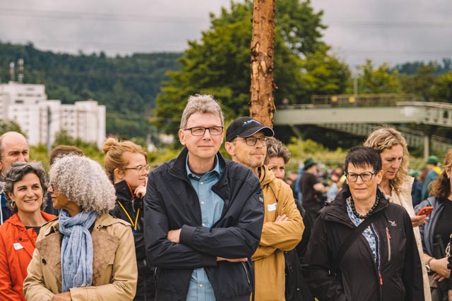 Interessierter Landammann Dieter Egli. Foto: Livio Fretz