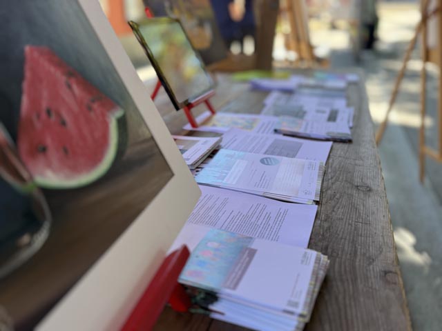 Information und Kunst. Foto: zVg