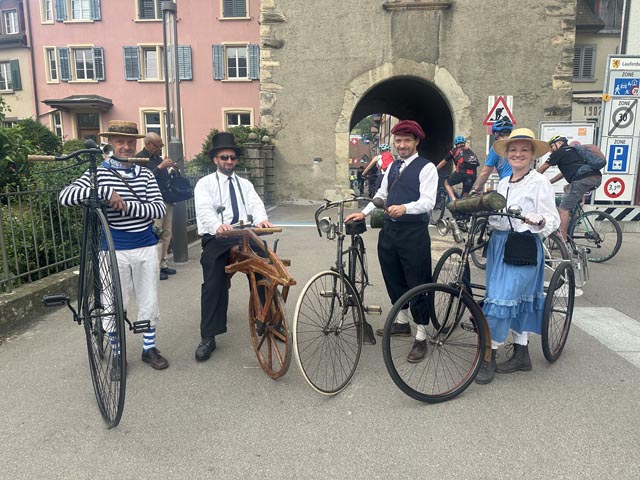 Nostalgie auf zwei Rädern. Foto: Sonja Fasler