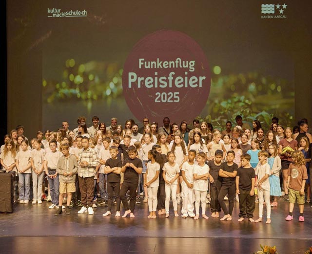 Preisverleihung Funkenflug. Foto: zVg