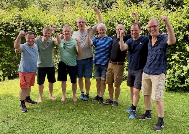 Erfolgreicher Saisonabschluss für die Rheinfelder 2. Liga Herren 45+