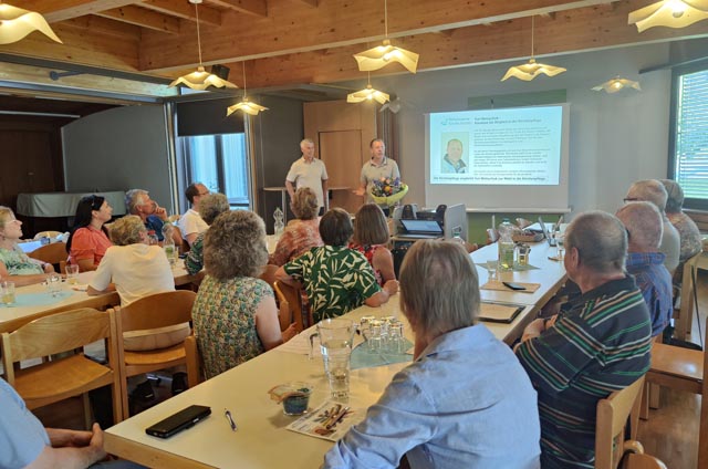 Yuri Melnychuk bedankt sich bei den Anwesenden für das ihm entgegengebrachte Vertrauen. Foto: zVg