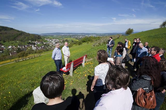 Eröffnung Evolutionspfad 2012. Foto: © Emanuel Freudiger/Aargauer Zeitung