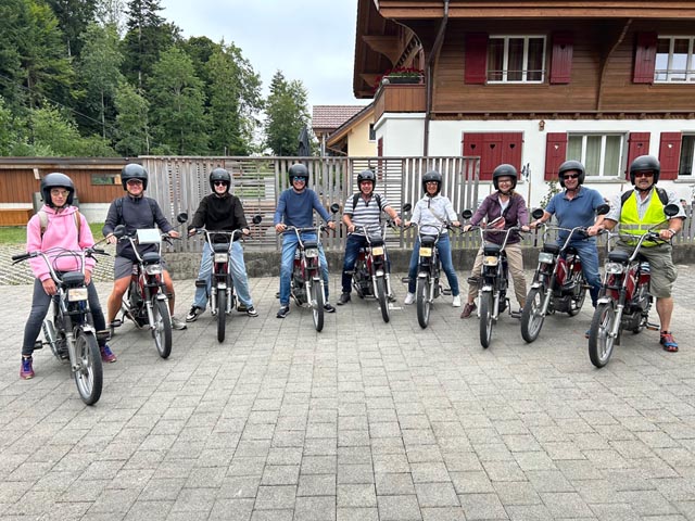 Mit dem Töffli durchs Emmental. Foto: zVg