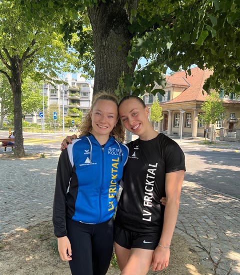 Fabienne Hoenke (links) und Romy Burkhard freuen sich auf die U23-Europa-Meisterschaften. Foto: Sybille Hoenke