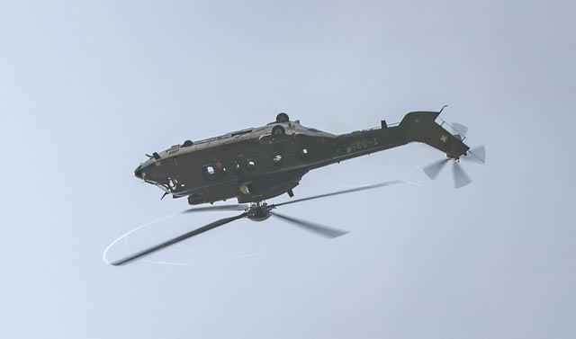 Der Super-Puma bot einen spektakulären Anblick. Foto: zVg   