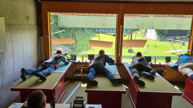 Die Kleinkaliber-Schützen am Zürcher Kantonalen. Foto: zVg