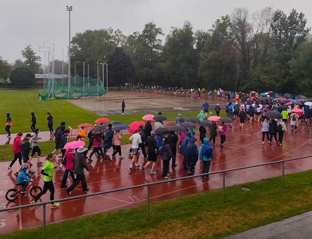Krebsliga Aargau: Rekord-Teilnahme beim Charity-Lauf im Aarauer Schachen. Foto: zVg