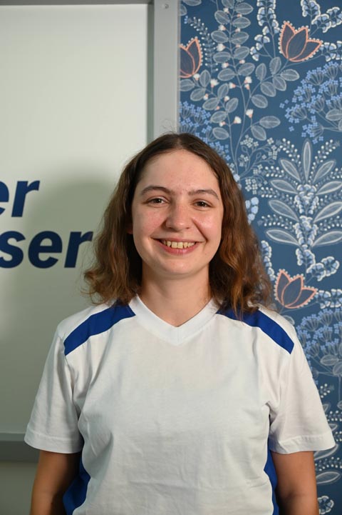 Jolanda Amsler aus Wölflinswil kämpft um den Sieg. Foto: zVg