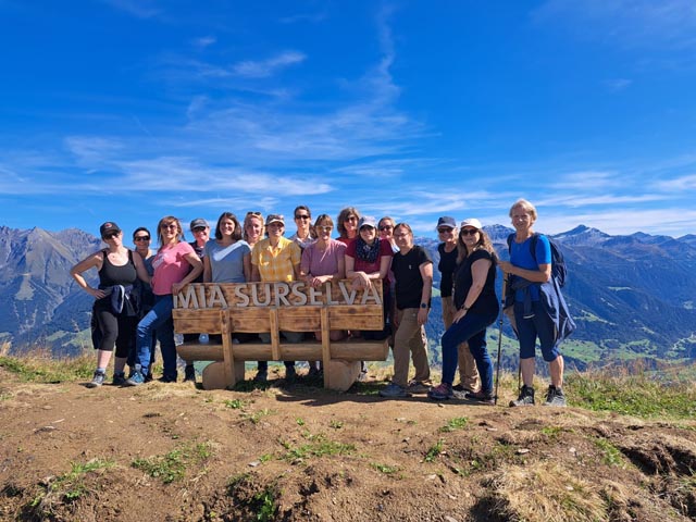 Frauenriege Effingen auf Turnfahrt ins Bündnerland. Foto: zVg