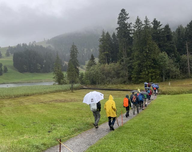 Verregnete Vereinsreise ins Toggenburg. Foto: Hannes Erb